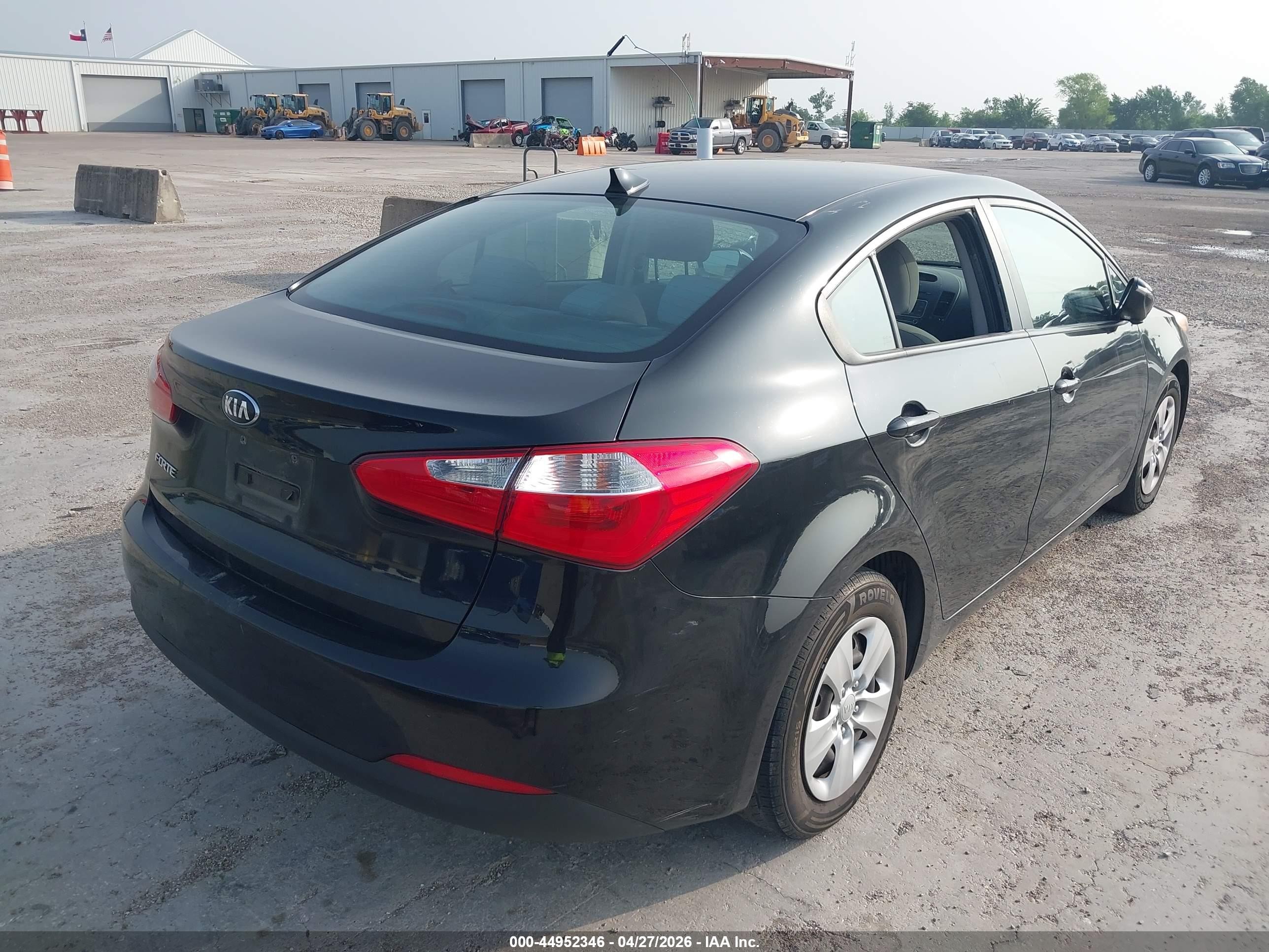 2015 Kia Forte Lx Black vin: KNAFX4A64F5405691