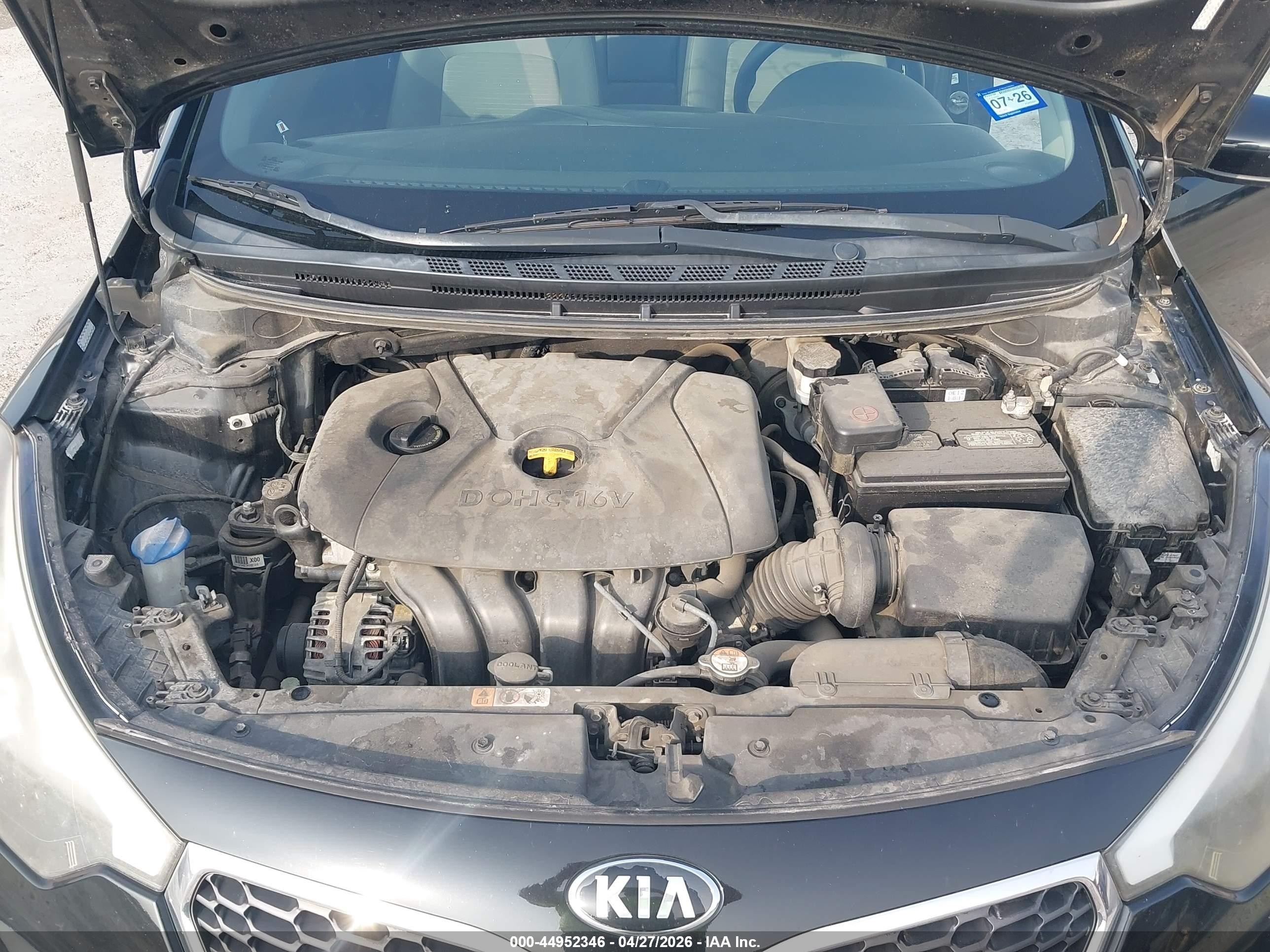 2015 Kia Forte Lx Black vin: KNAFX4A64F5405691