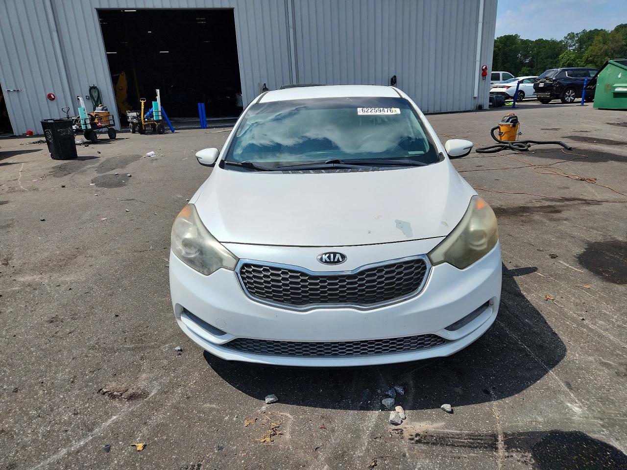 2015 Kia Forte Lx White vin: KNAFX4A64F5406565