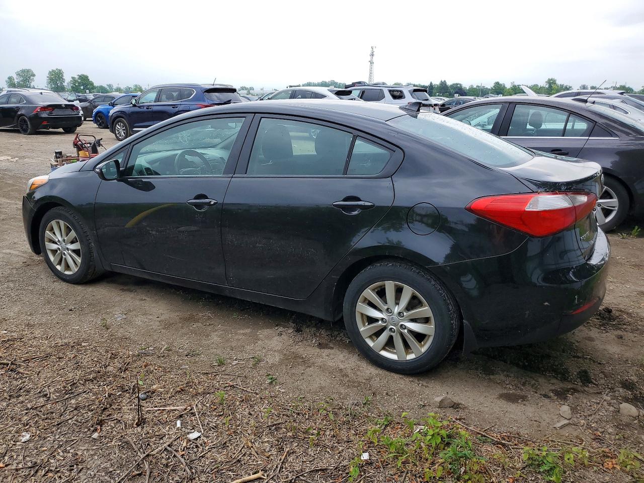 2015 Kia Forte Lx Black vin: KNAFX4A64F5413824