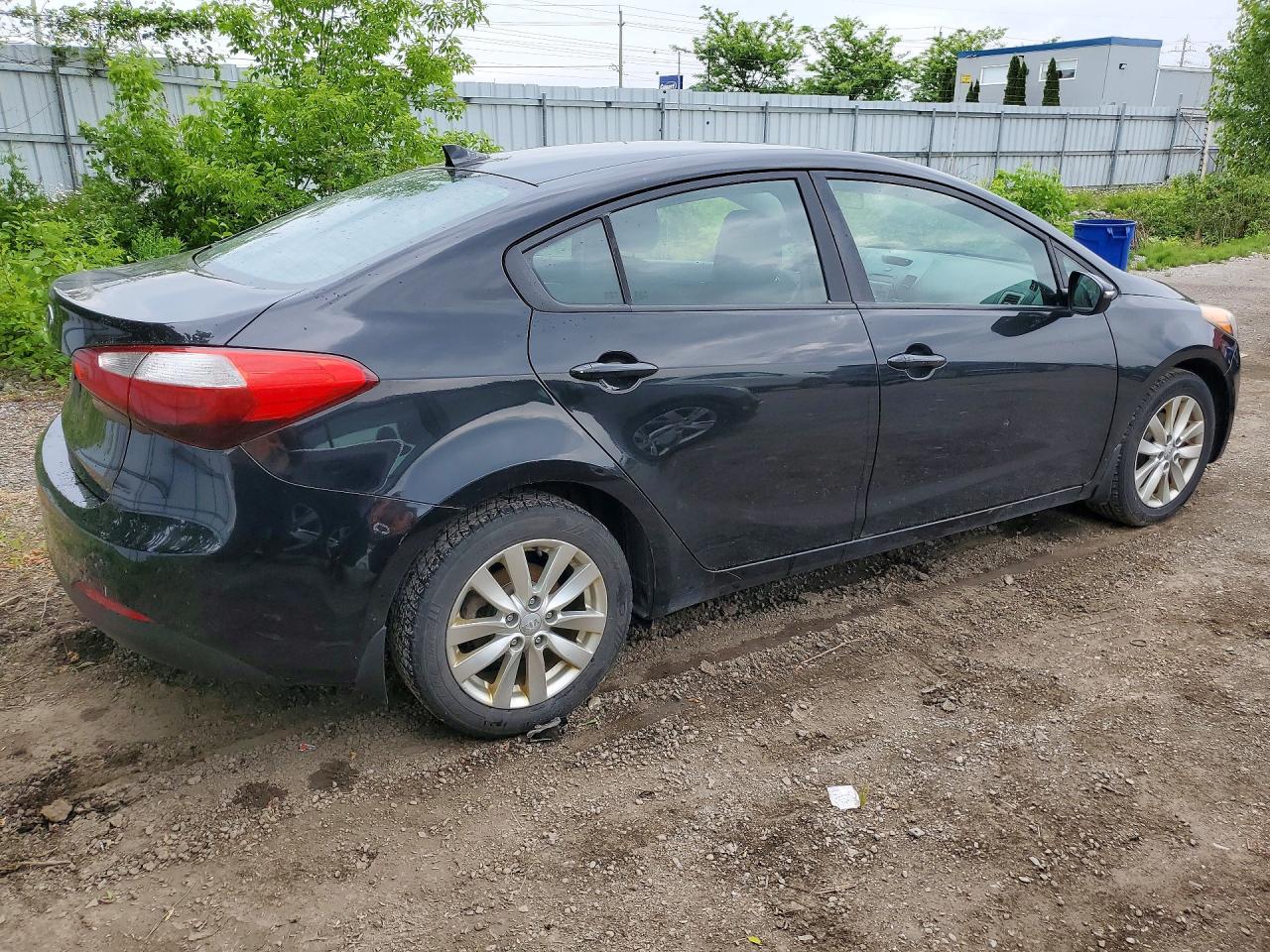 2015 Kia Forte Lx Black vin: KNAFX4A64F5413824