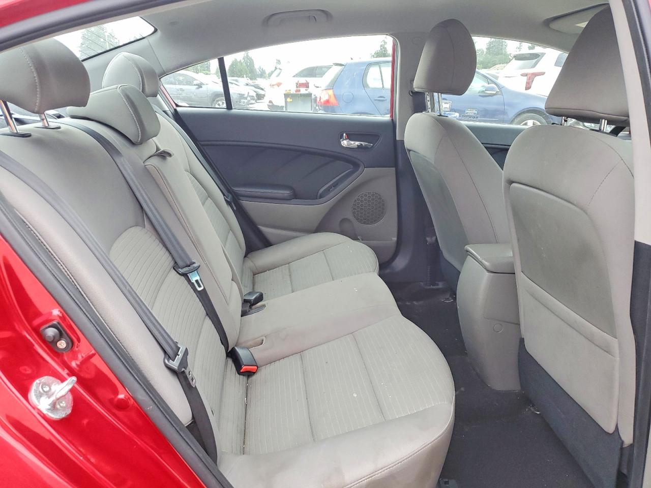 2015 Kia Forte Lx Red vin: KNAFX4A64F5425603