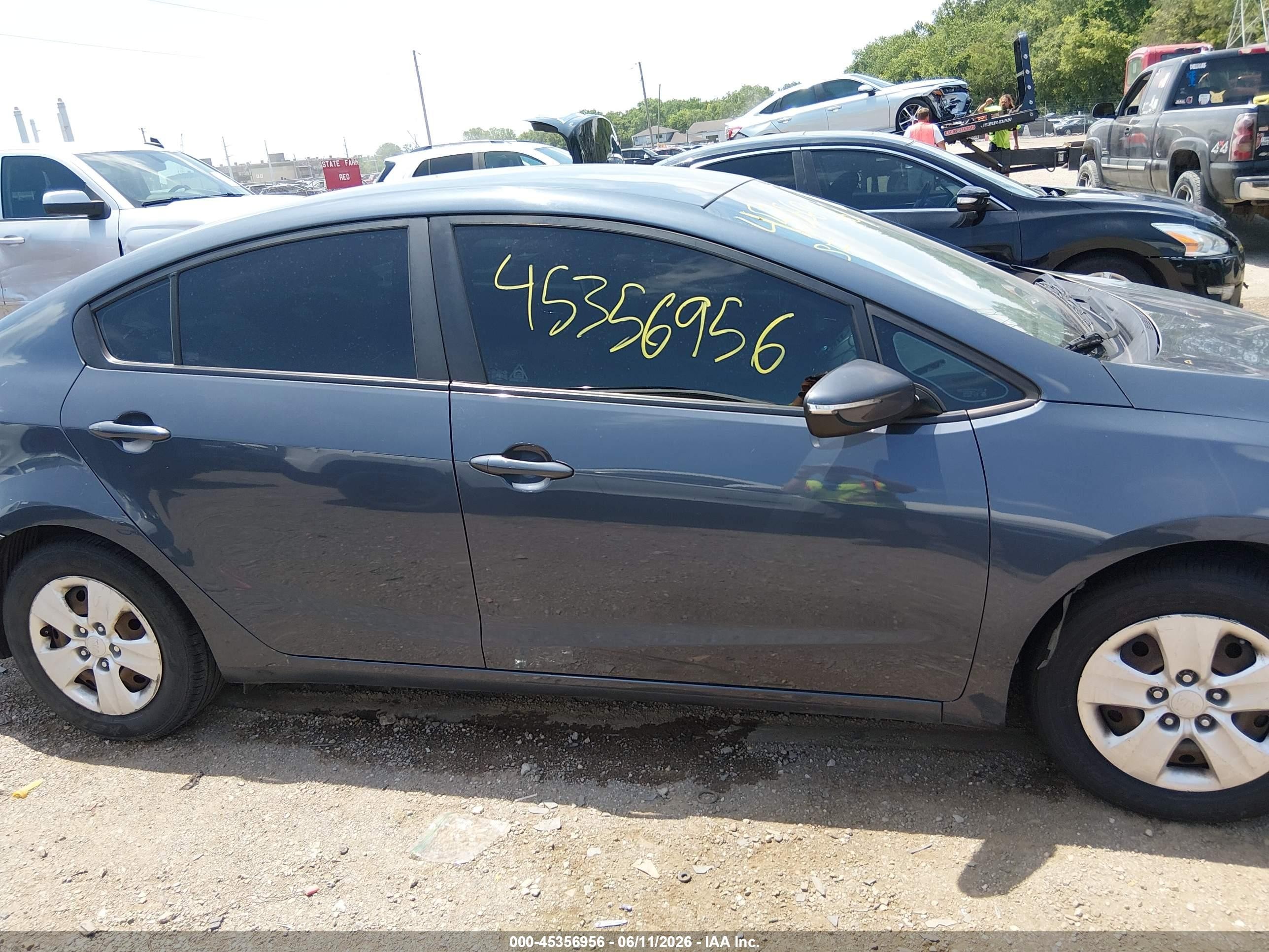 2015 Kia Forte Lx Gray vin: KNAFX4A64F5435063