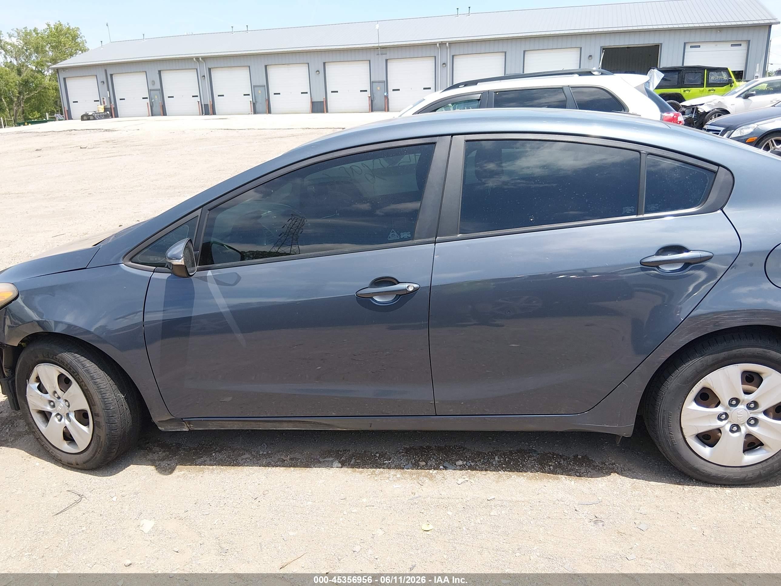2015 Kia Forte Lx Gray vin: KNAFX4A64F5435063