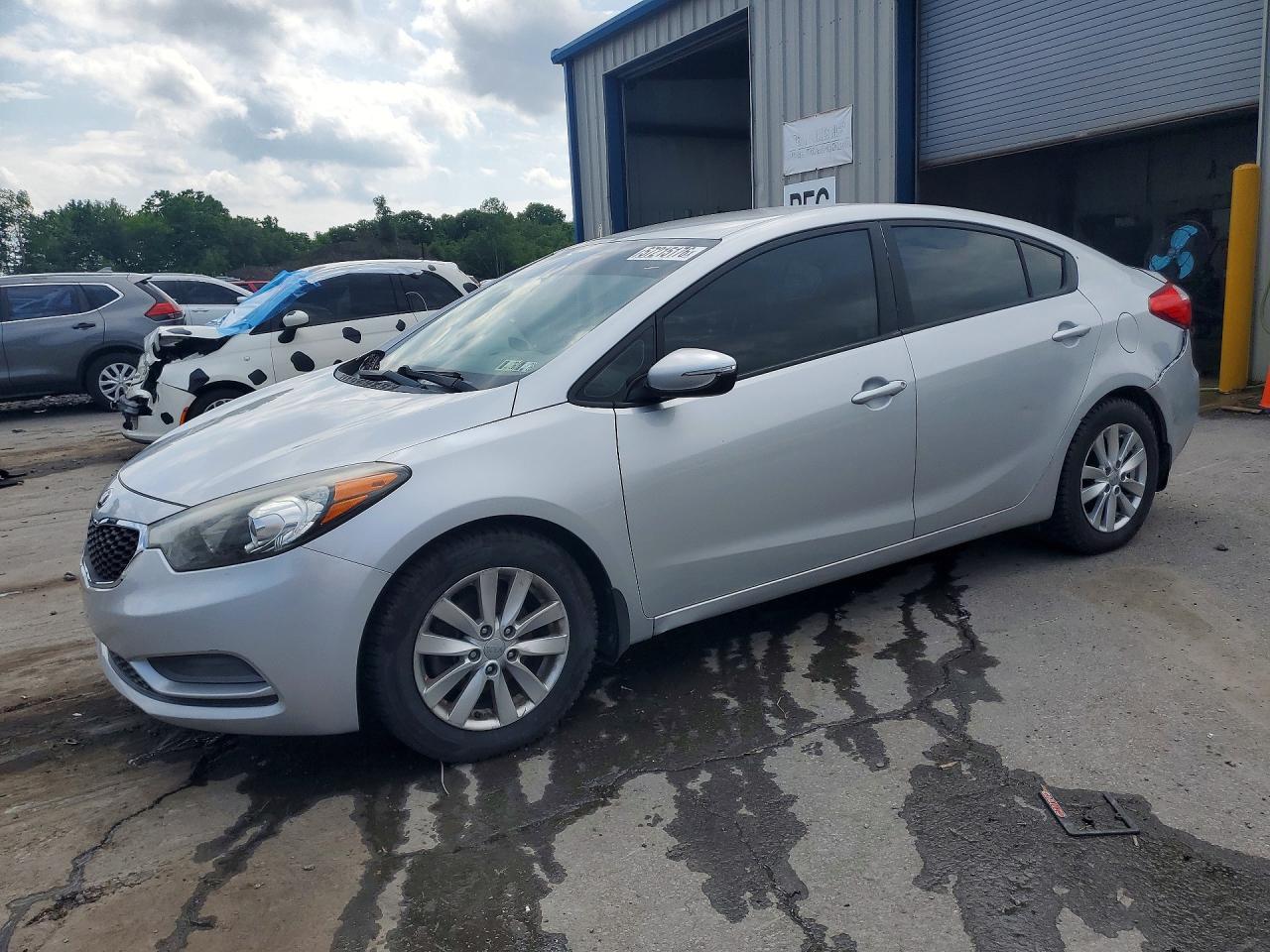 2016 Kia Forte Lx Silver vin: KNAFX4A64G5469392