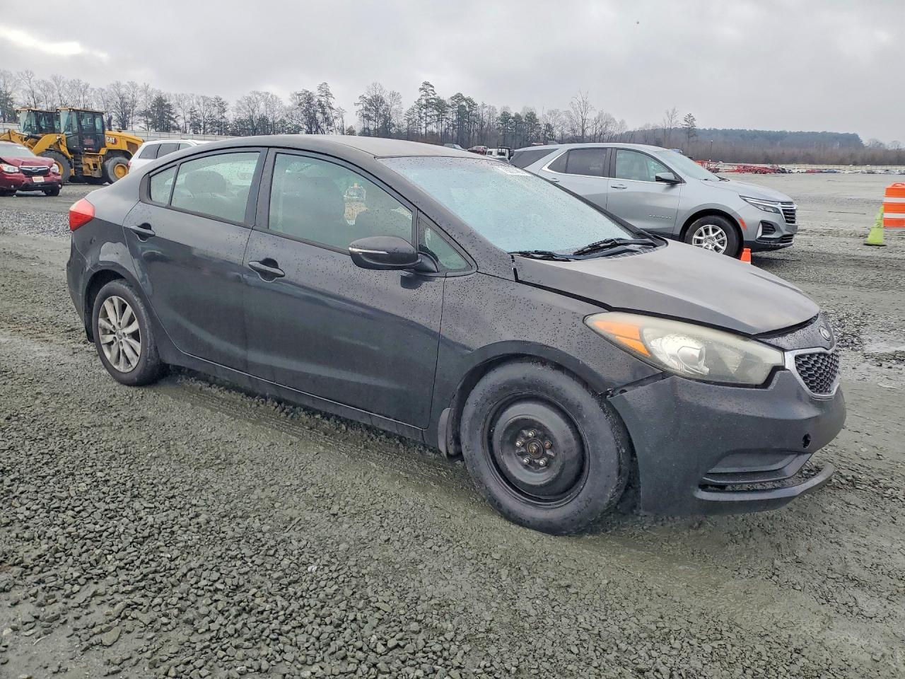 2014 Kia Forte Lx Black vin: KNAFX4A65E5082153