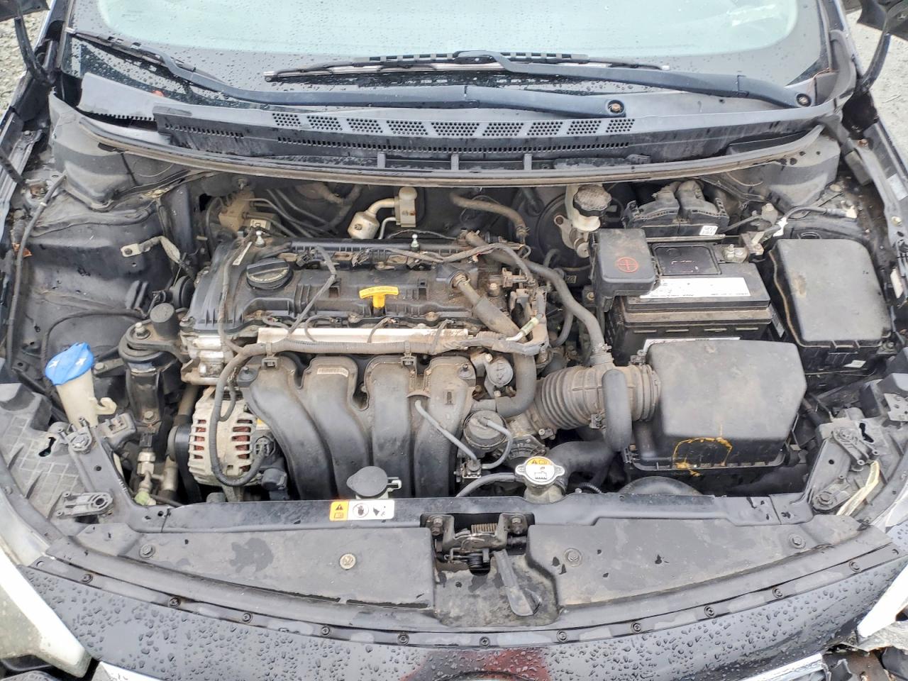 2014 Kia Forte Lx Black vin: KNAFX4A65E5082153