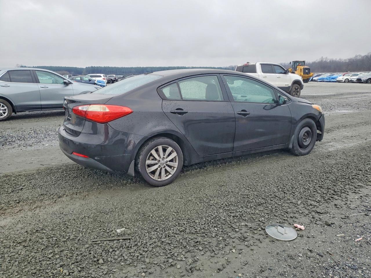 2014 Kia Forte Lx Black vin: KNAFX4A65E5082153