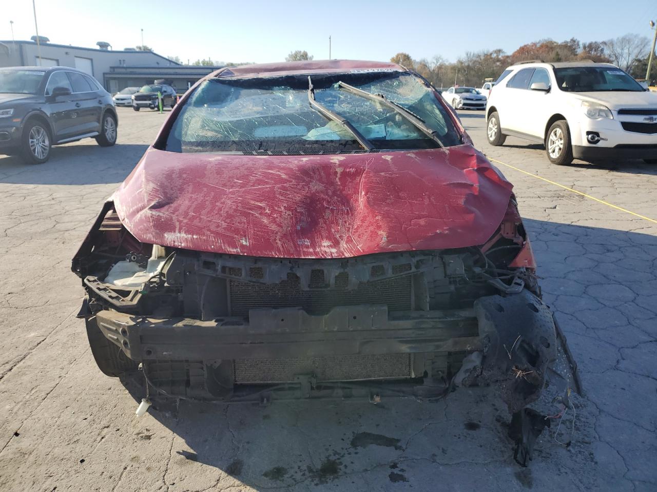 2014 Kia Forte Lx Красный vin: KNAFX4A65E5087739