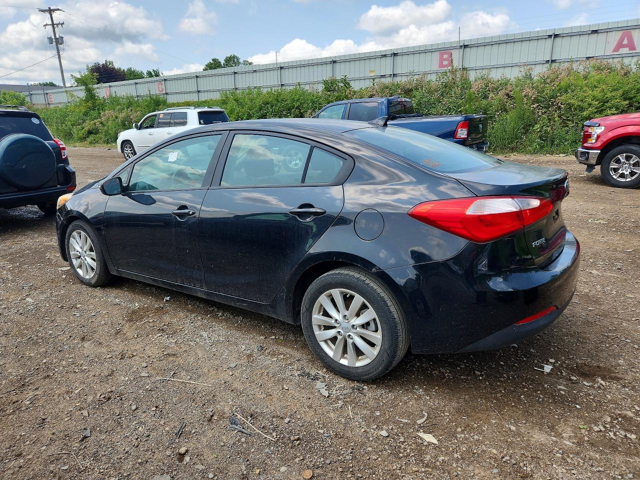 2014 Kia Forte Lx Black vin: KNAFX4A65E5097560