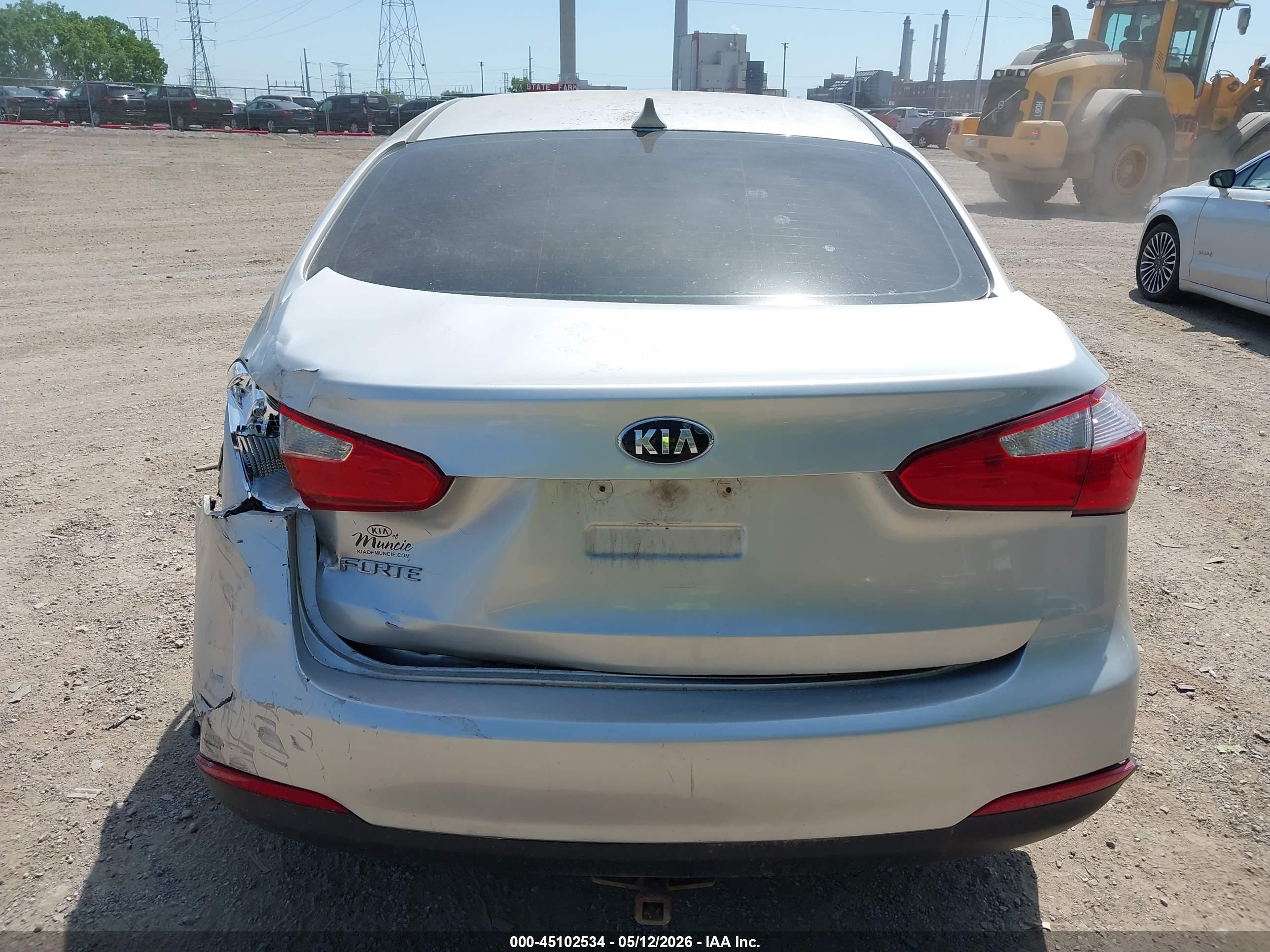 2014 Kia Forte Lx Серебряный vin: KNAFX4A65E5165047
