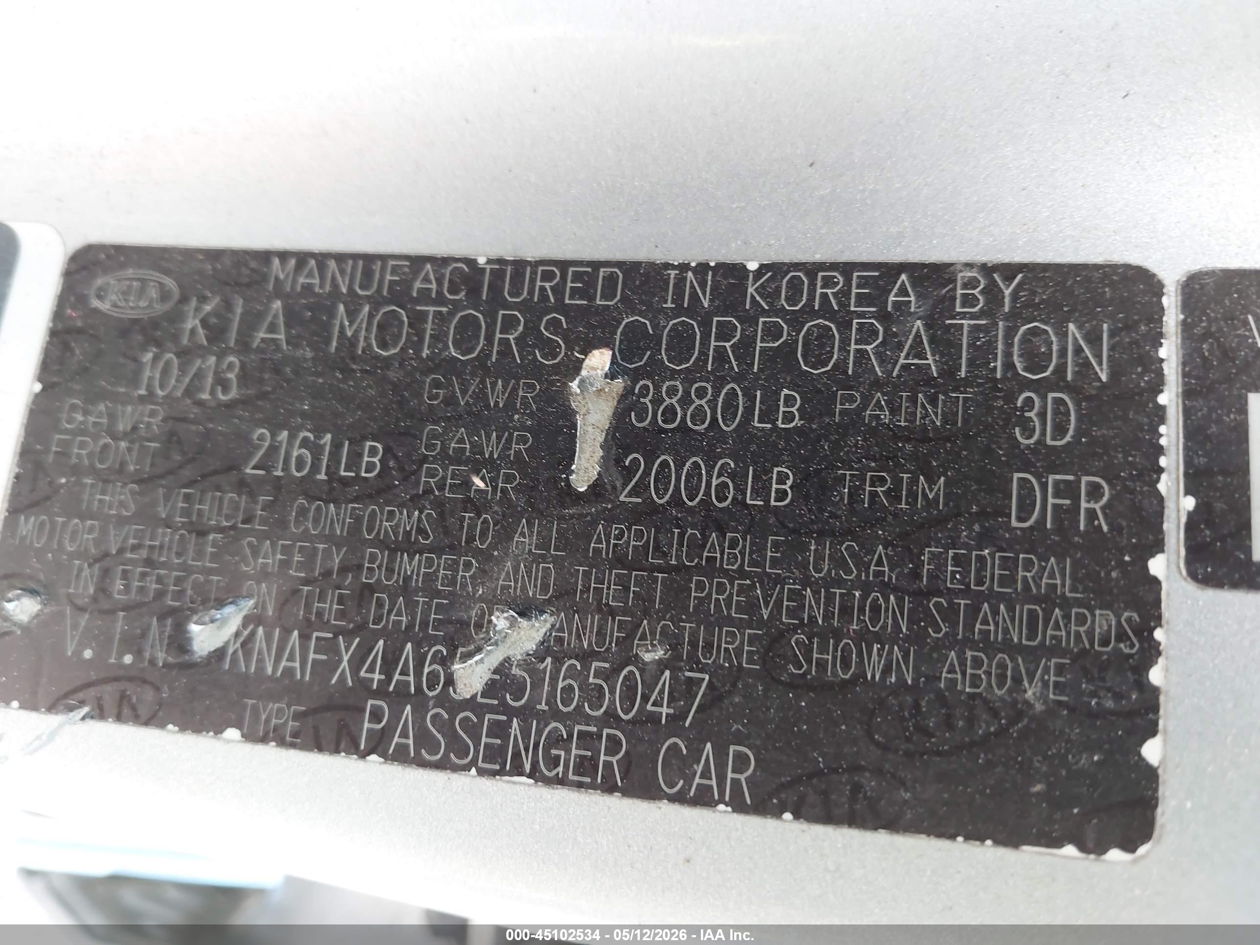 2014 Kia Forte Lx Серебряный vin: KNAFX4A65E5165047