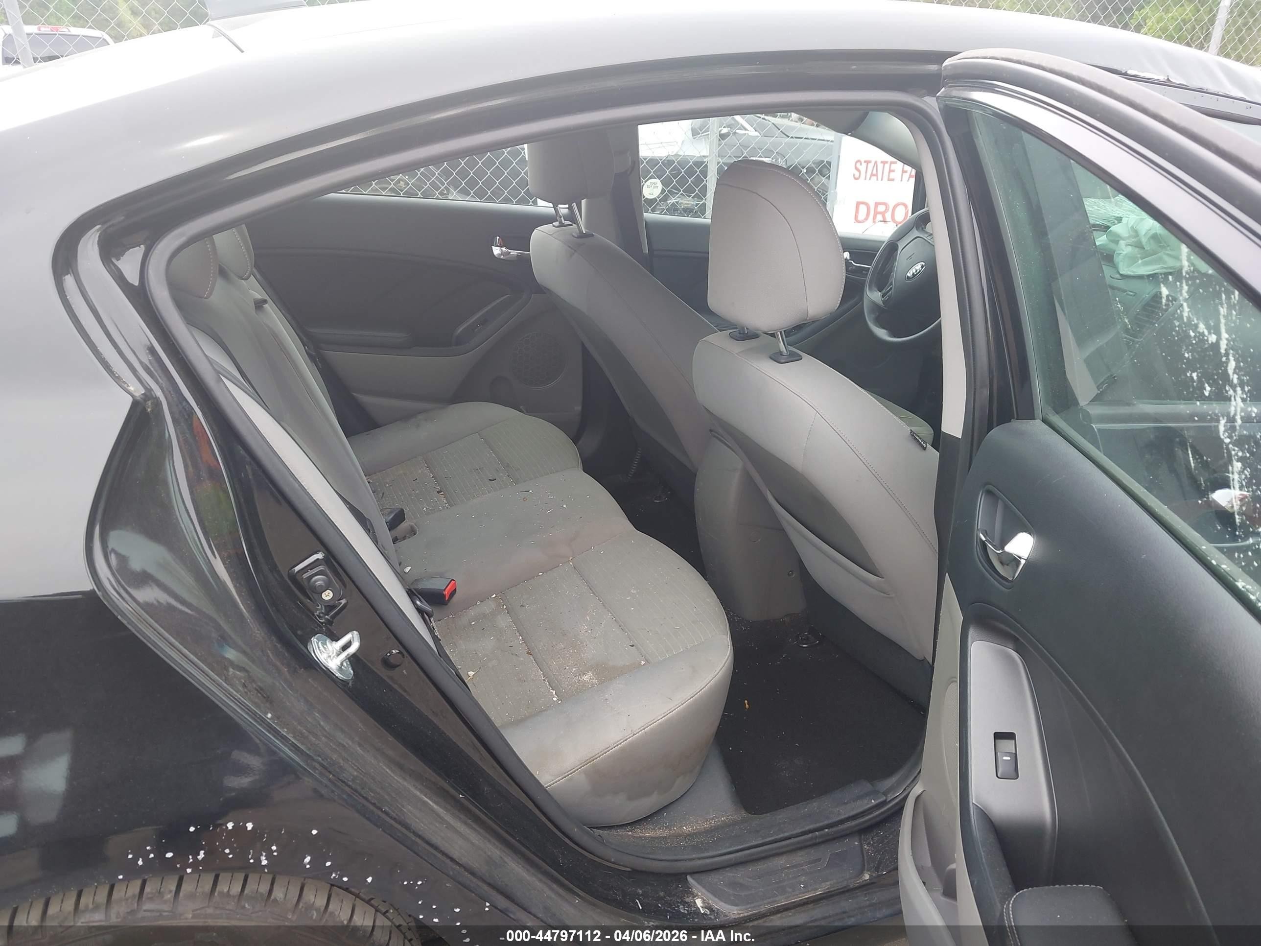 2014 Kia Forte Lx Black vin: KNAFX4A65E5227689