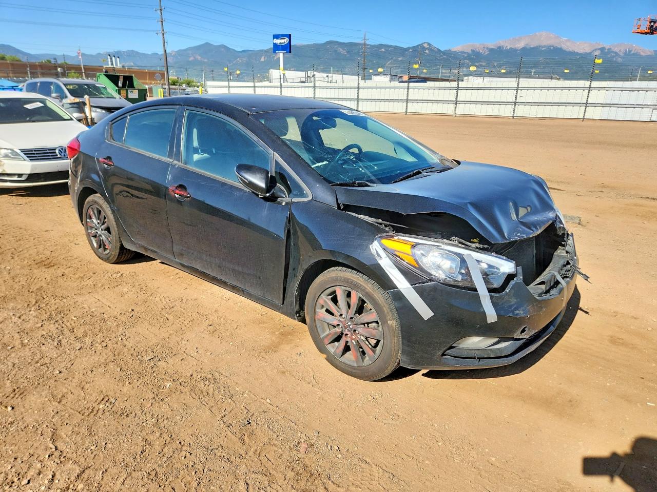 2014 Kia Forte Lx Black vin: KNAFX4A65E5240149