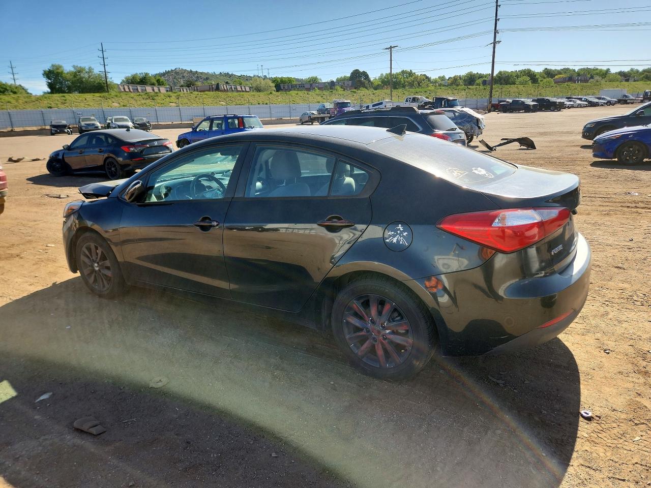 2014 Kia Forte Lx Black vin: KNAFX4A65E5240149