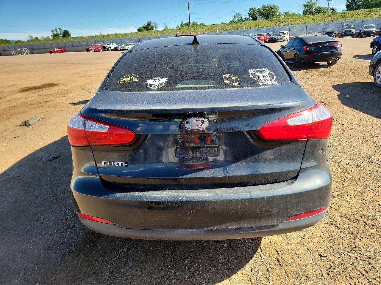 2014 Kia Forte Lx Black vin: KNAFX4A65E5240149