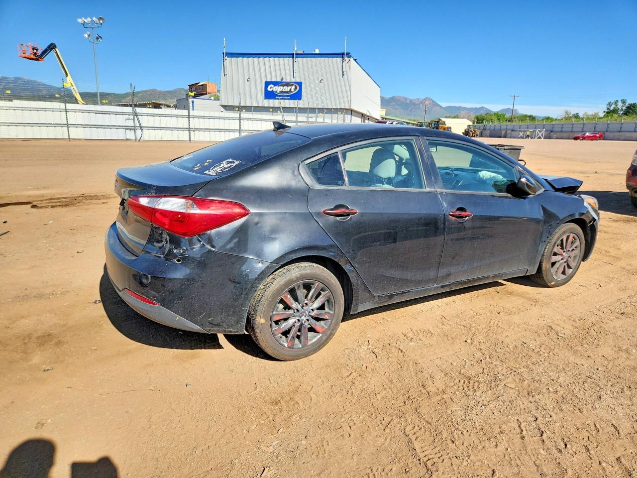 2014 Kia Forte Lx Black vin: KNAFX4A65E5240149