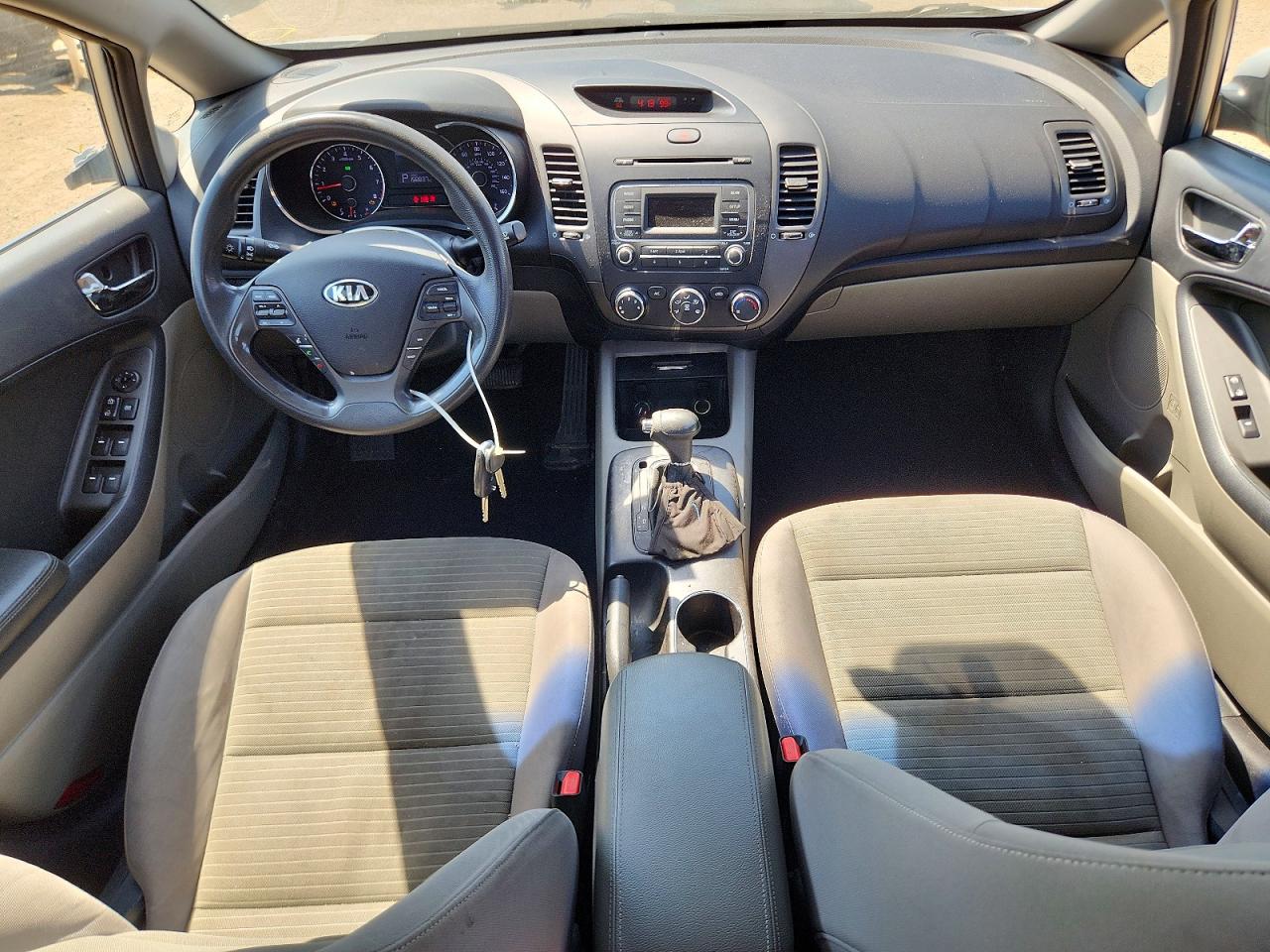 2014 Kia Forte Lx Silver vin: KNAFX4A65E5242516