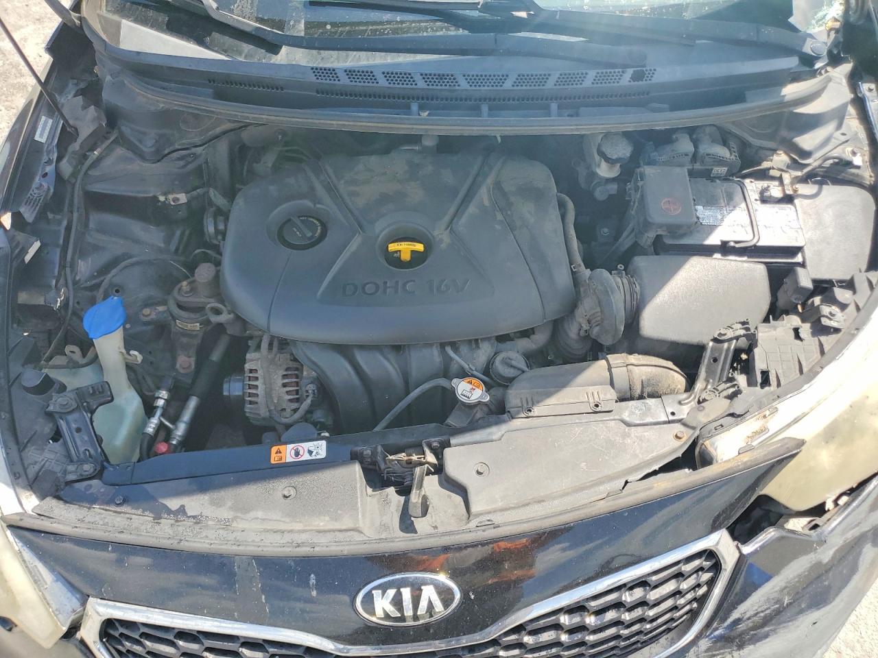 2014 Kia Forte Lx Black vin: KNAFX4A65E5253032
