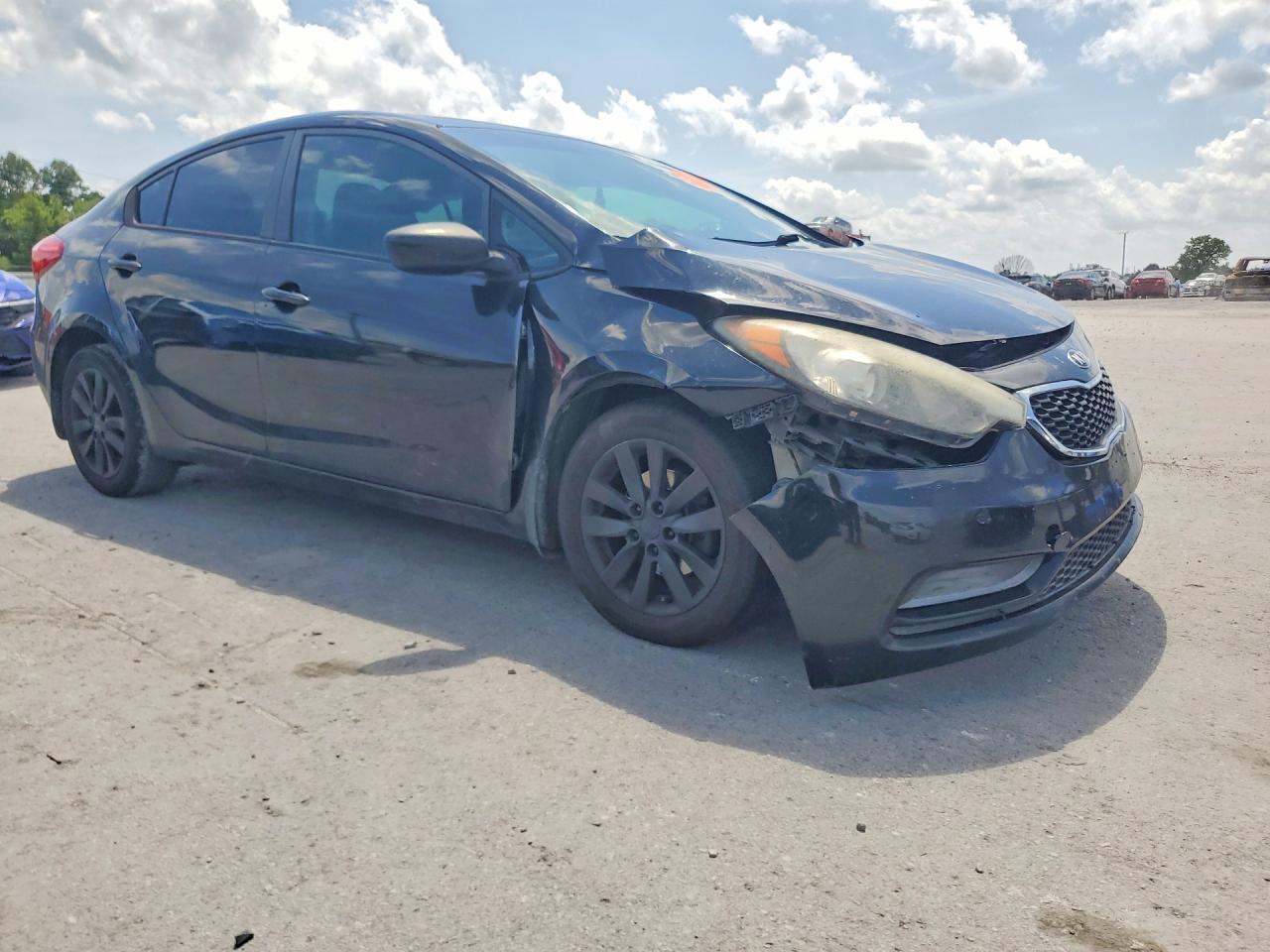 2014 Kia Forte Lx Black vin: KNAFX4A65E5253032