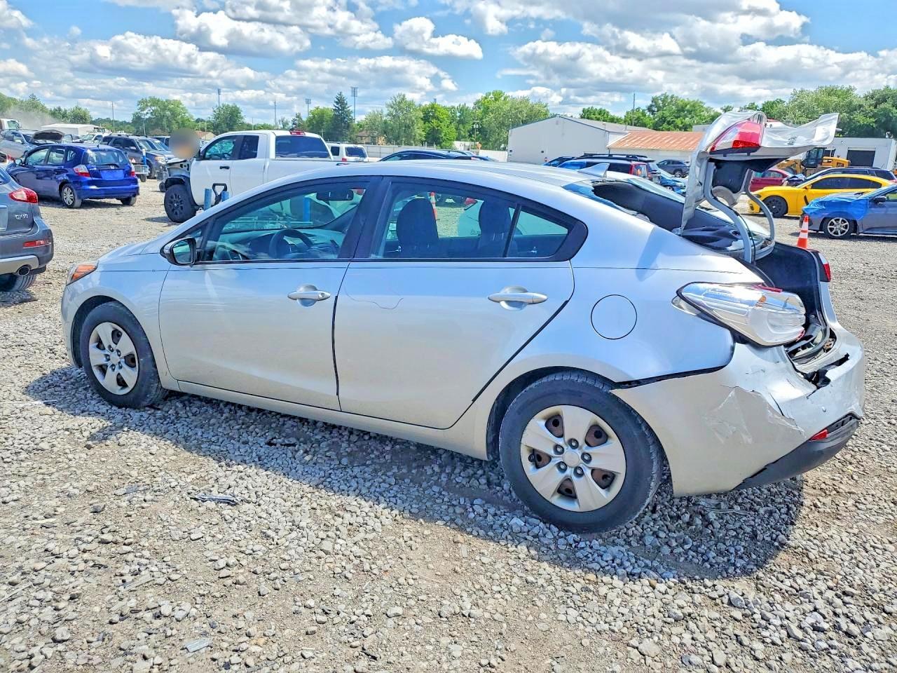 2015 Kia Forte Lx Silver vin: KNAFX4A65F5297808