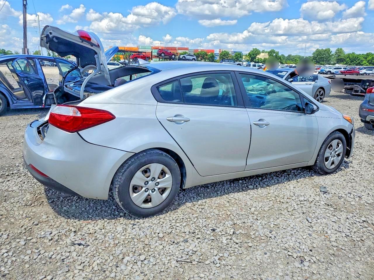 2015 Kia Forte Lx Silver vin: KNAFX4A65F5297808