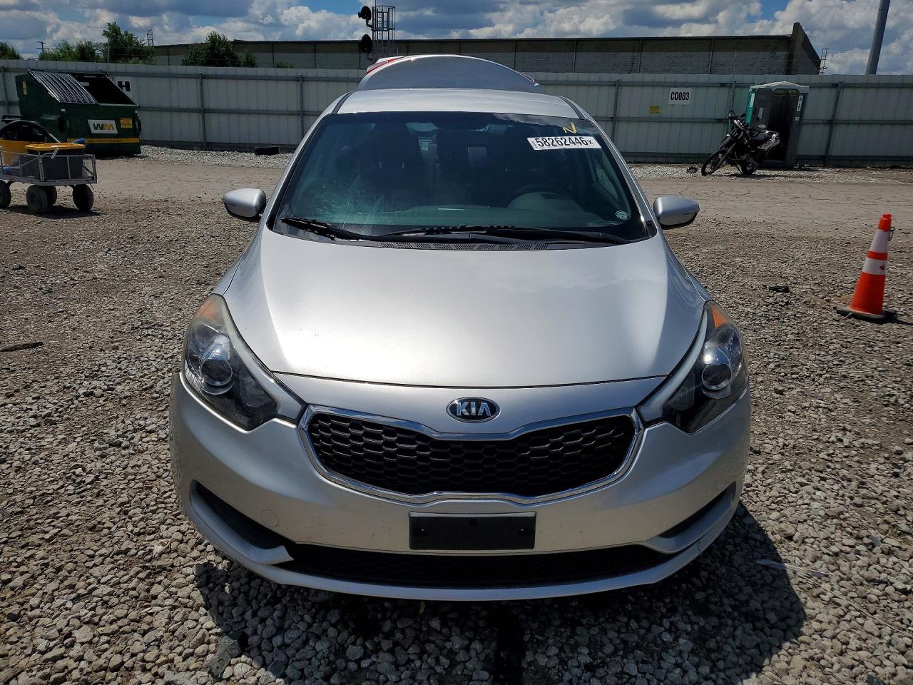 2015 Kia Forte Lx Silver vin: KNAFX4A65F5297808