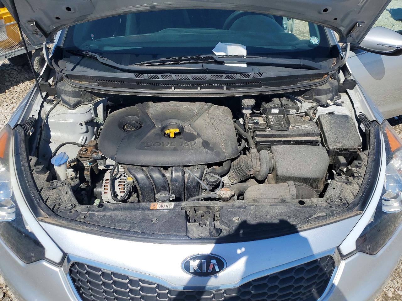 2015 Kia Forte Lx Silver vin: KNAFX4A65F5297808
