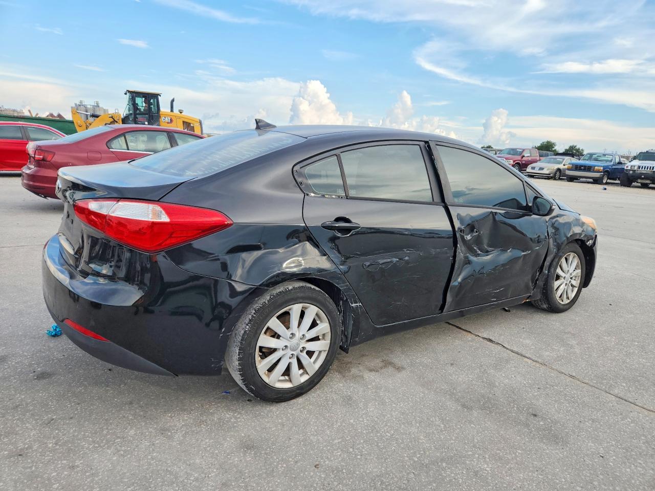 2015 Kia Forte Lx Black vin: KNAFX4A65F5345470