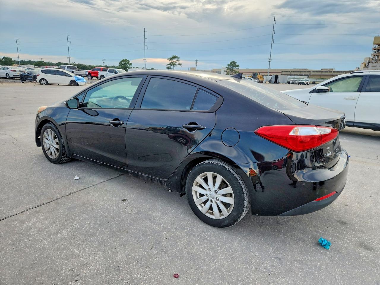 2015 Kia Forte Lx Black vin: KNAFX4A65F5345470
