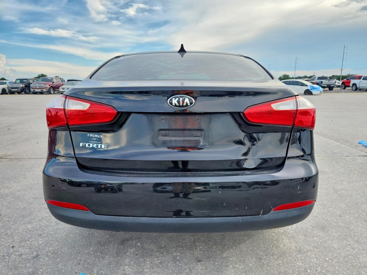 2015 Kia Forte Lx Black vin: KNAFX4A65F5345470