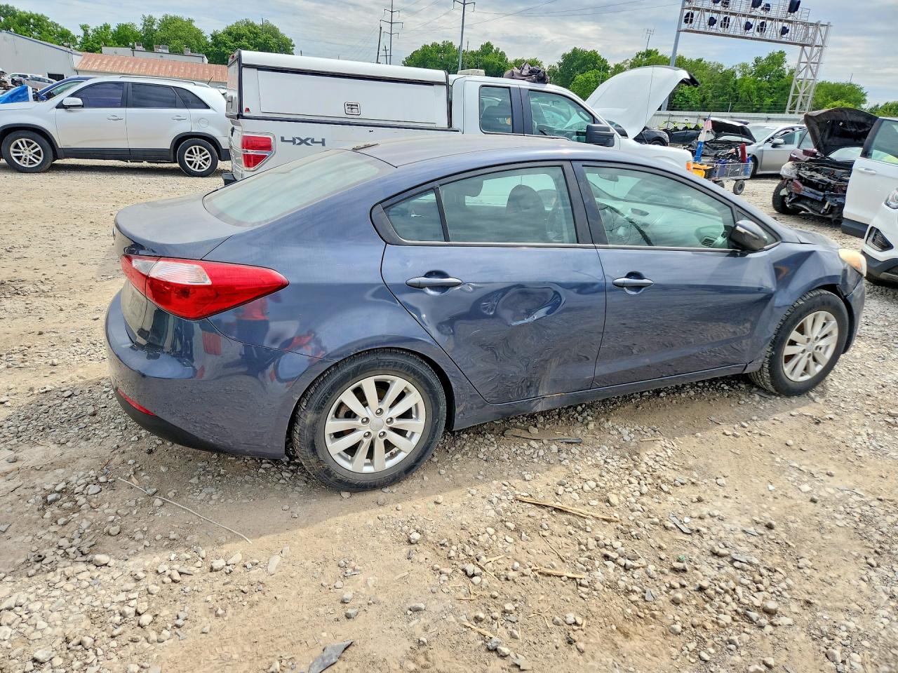 2015 Kia Forte Lx Blue vin: KNAFX4A65F5362155