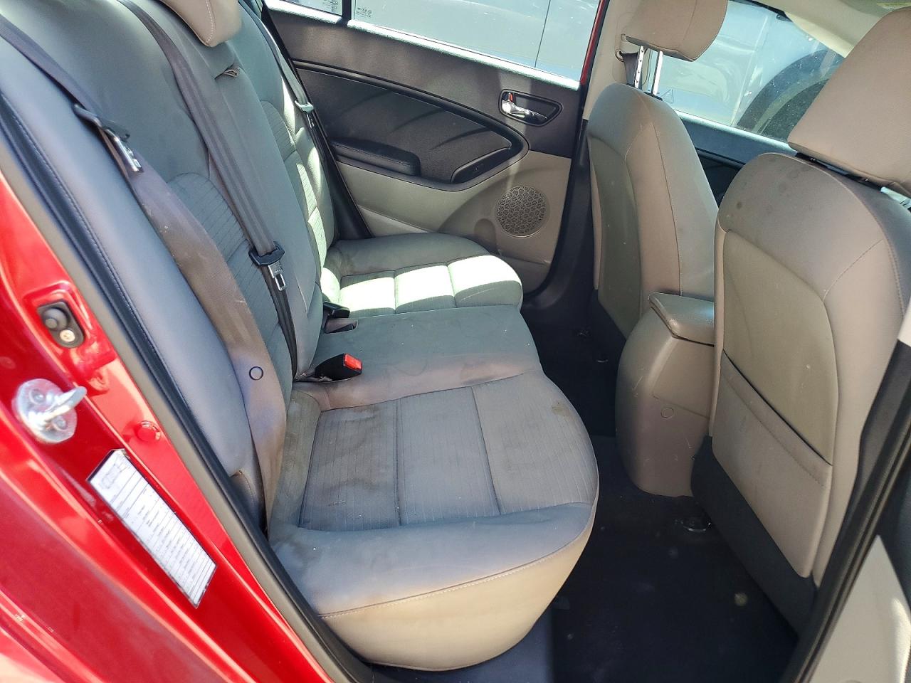 2015 Kia Forte Lx Red vin: KNAFX4A65F5399805
