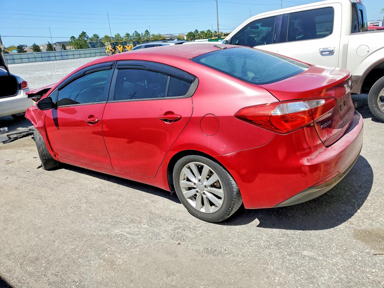 2015 Kia Forte Lx Red vin: KNAFX4A65F5399805