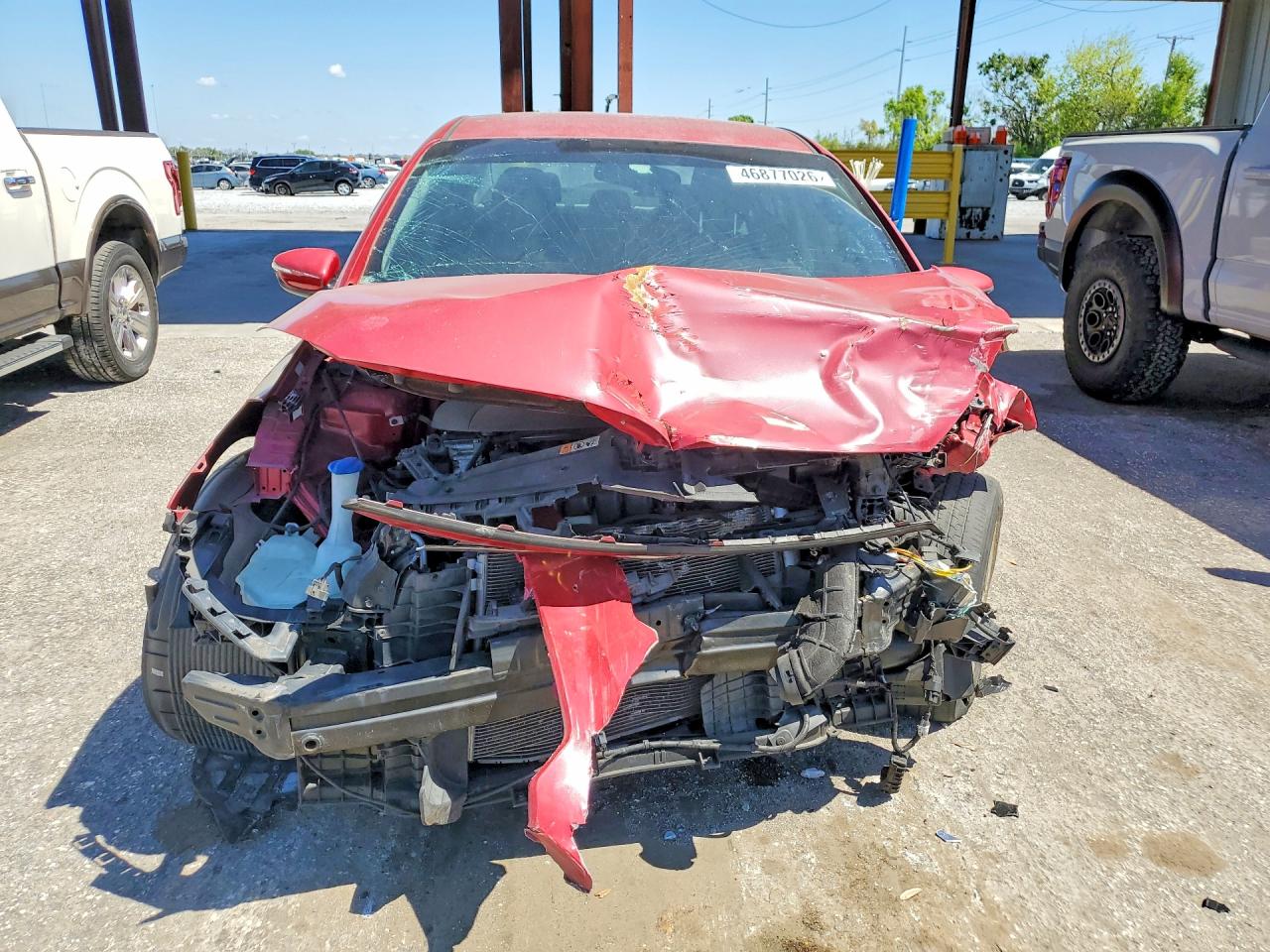2015 Kia Forte Lx Red vin: KNAFX4A65F5399805