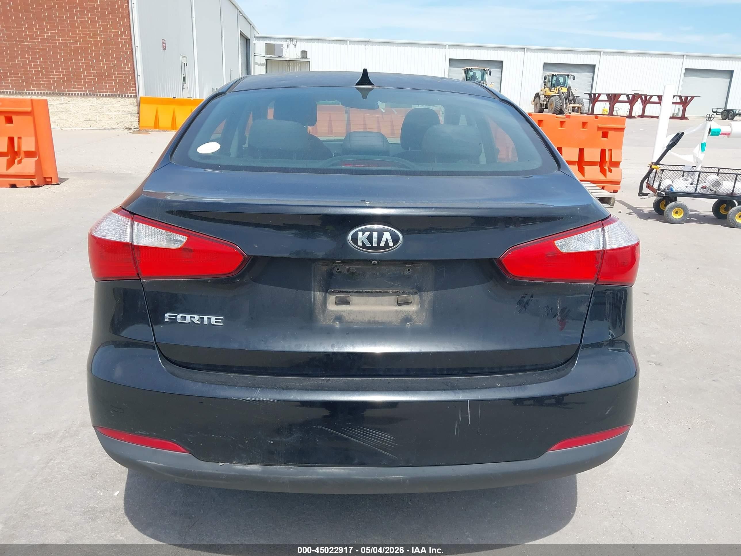 2016 Kia Forte Lx Черный vin: KNAFX4A65G5590559