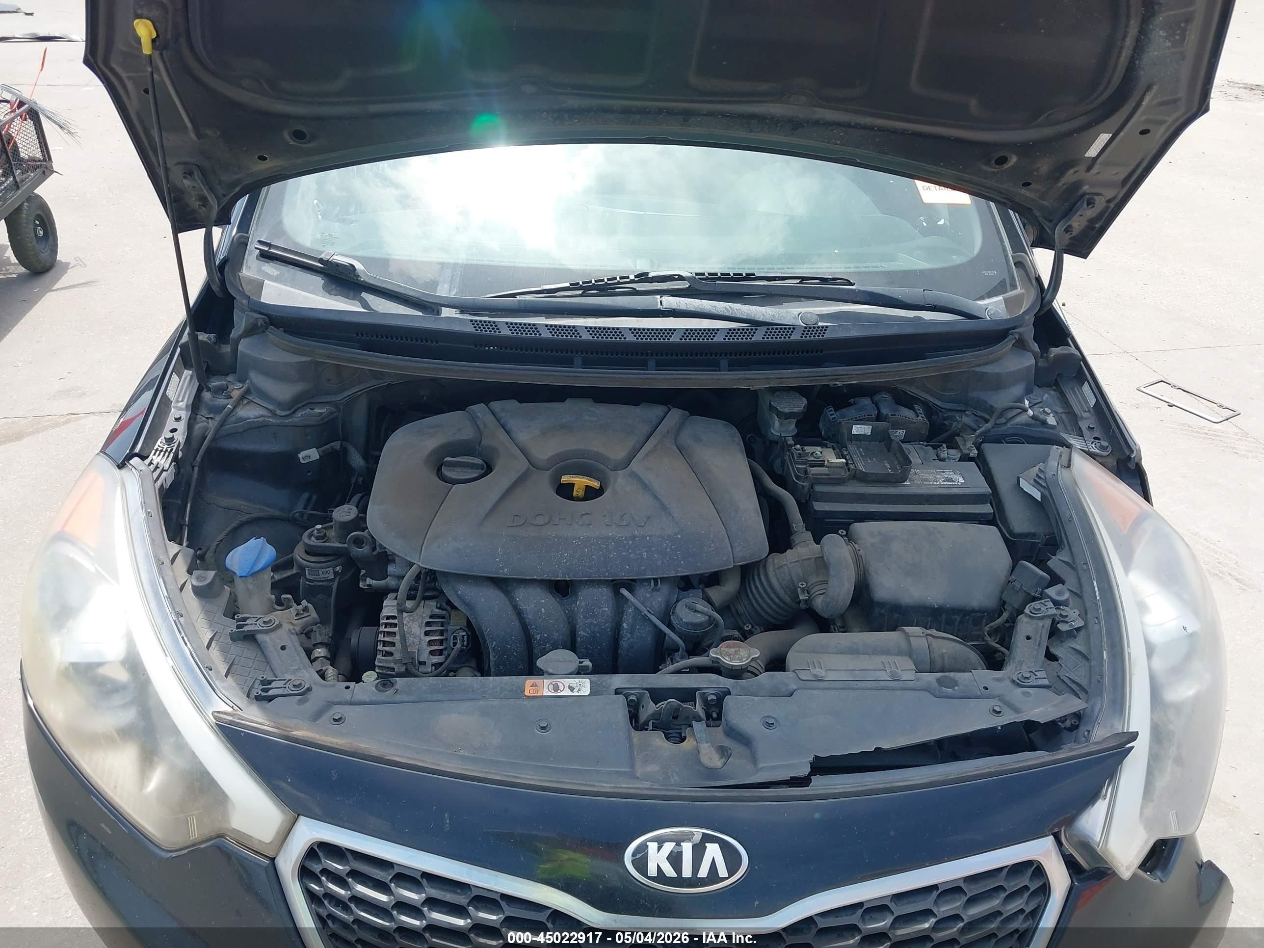 2016 Kia Forte Lx Черный vin: KNAFX4A65G5590559