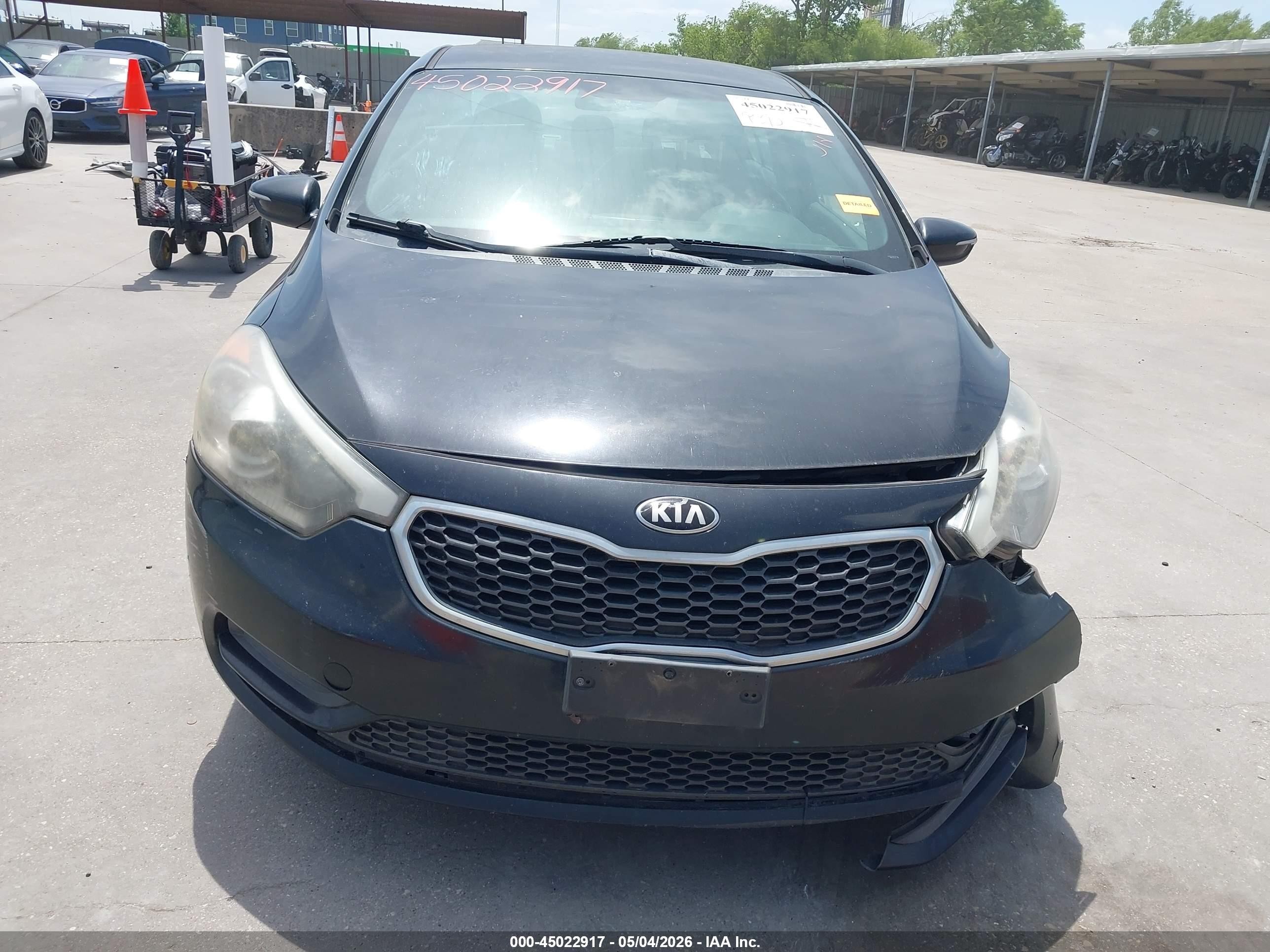 2016 Kia Forte Lx Черный vin: KNAFX4A65G5590559