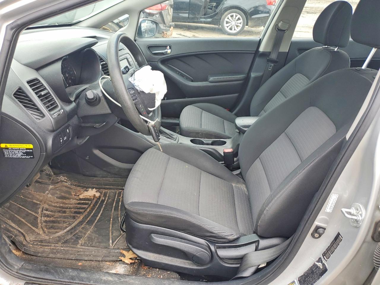 2014 Kia Forte Lx Silver vin: KNAFX4A66E5063322