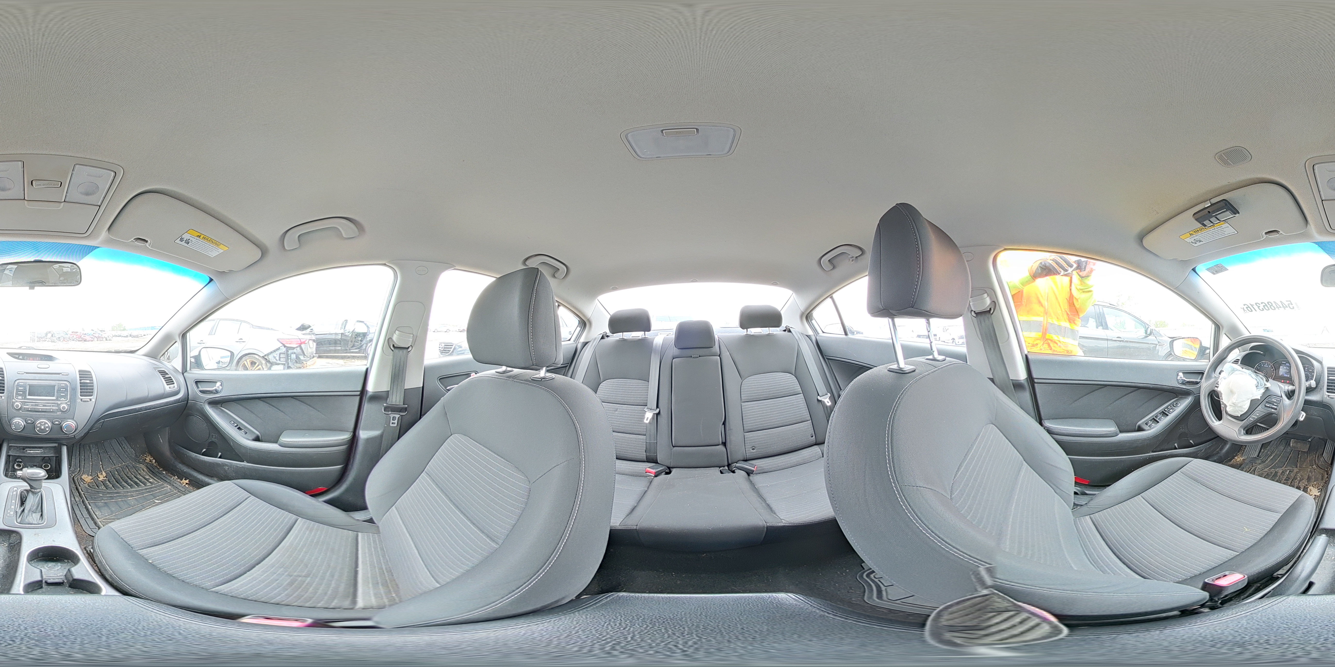2014 Kia Forte Lx Silver vin: KNAFX4A66E5063322