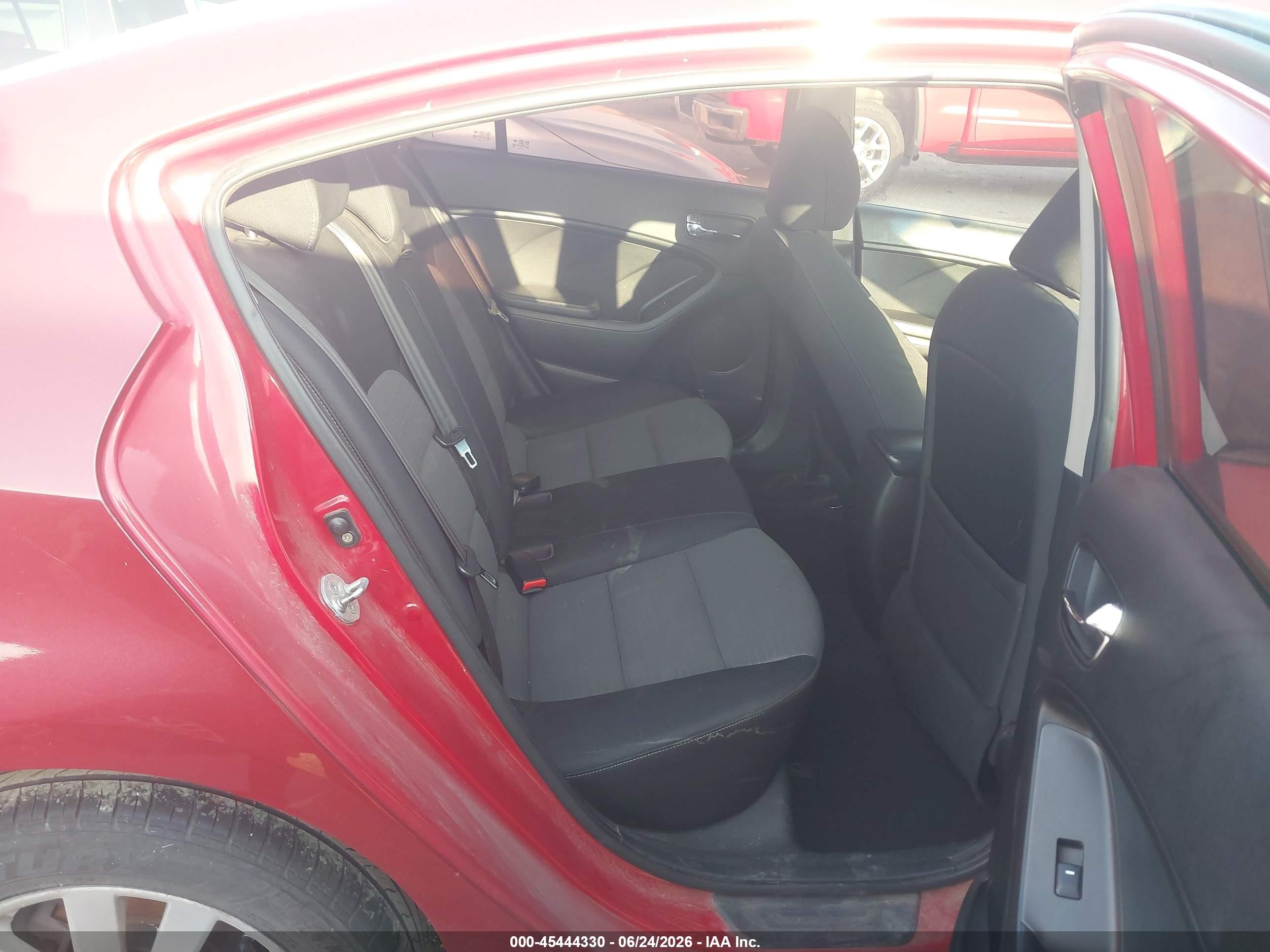 2014 Kia Forte Lx Red vin: KNAFX4A66E5134115