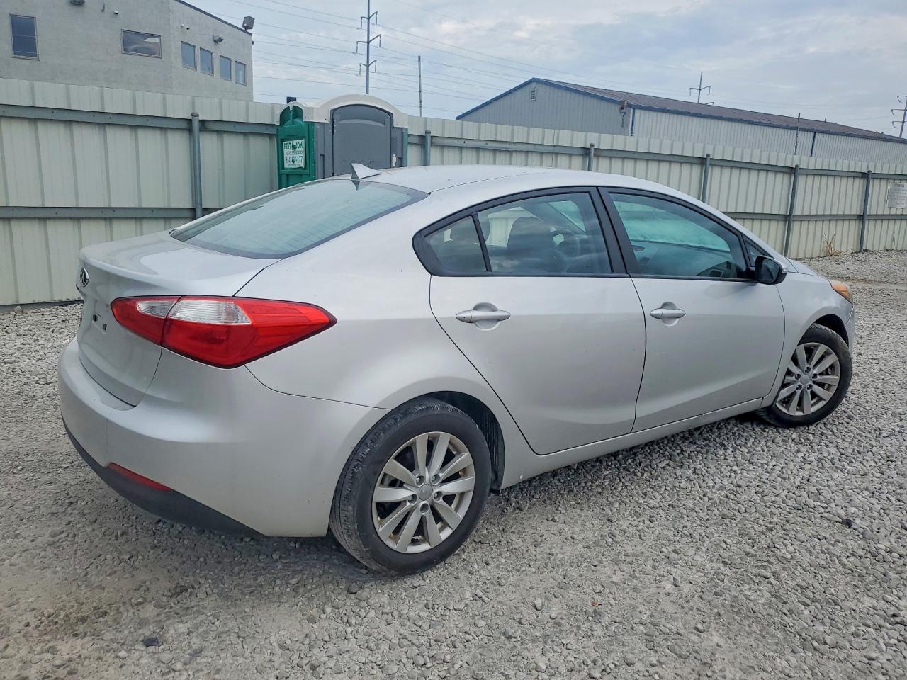 2014 Kia Forte Lx Silver vin: KNAFX4A66E5170533