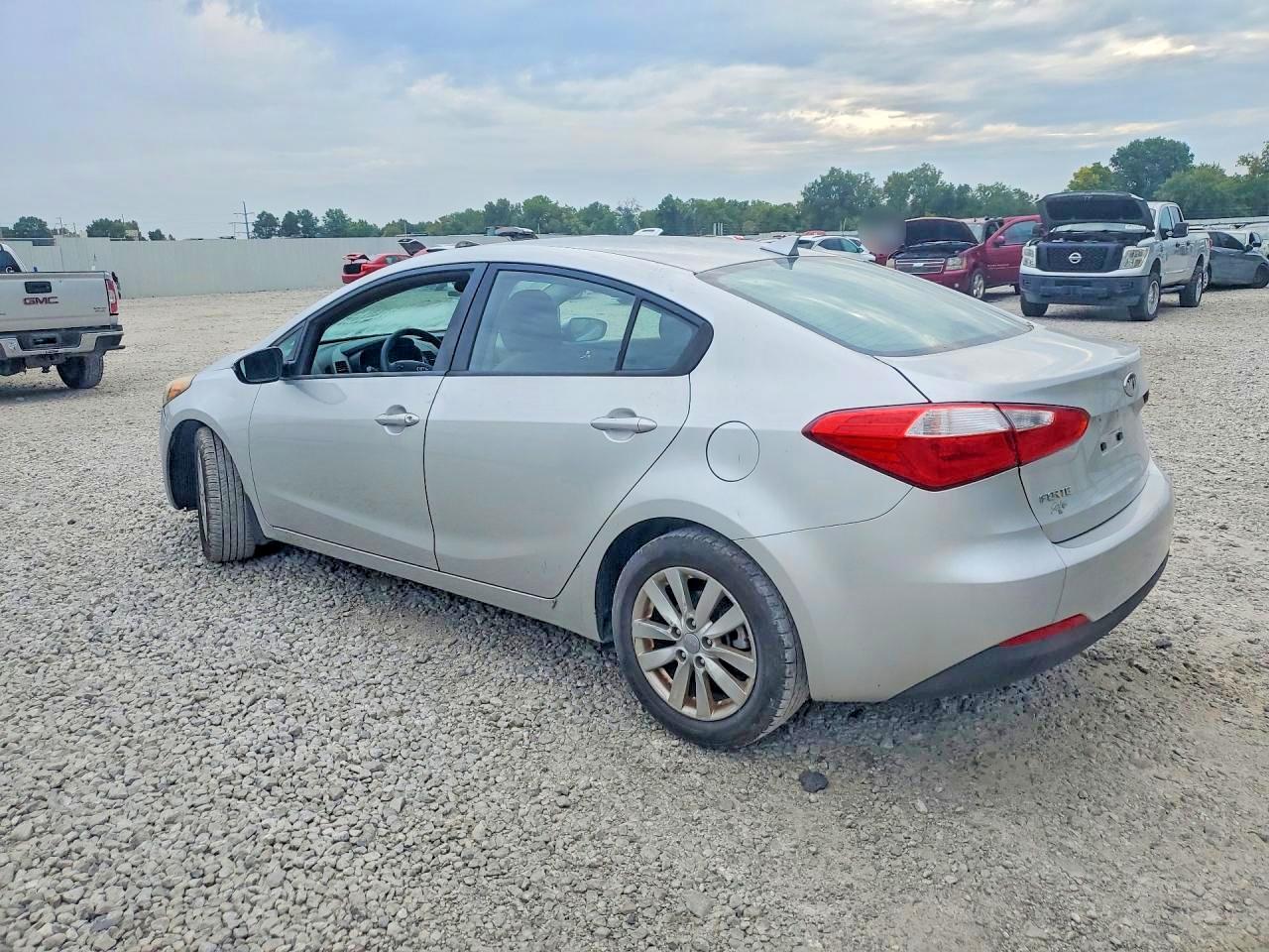 2014 Kia Forte Lx Silver vin: KNAFX4A66E5170533