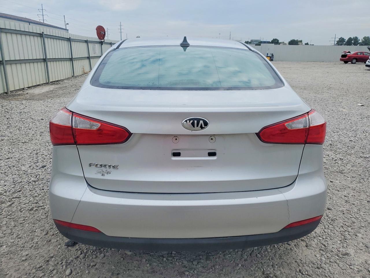 2014 Kia Forte Lx Silver vin: KNAFX4A66E5170533