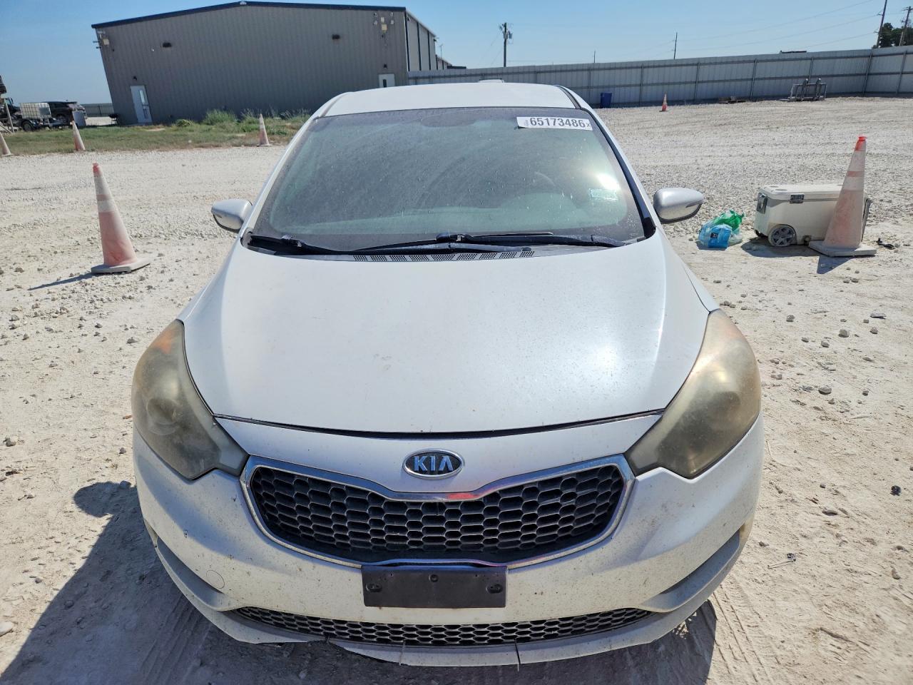 2014 Kia Forte Lx White vin: KNAFX4A66E5204096