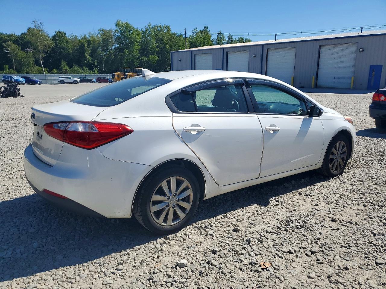 2014 Kia Forte Lx Белый vin: KNAFX4A66E5206964