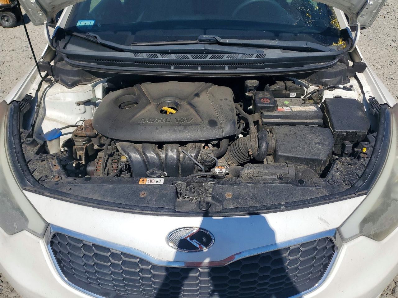 2014 Kia Forte Lx Белый vin: KNAFX4A66E5206964