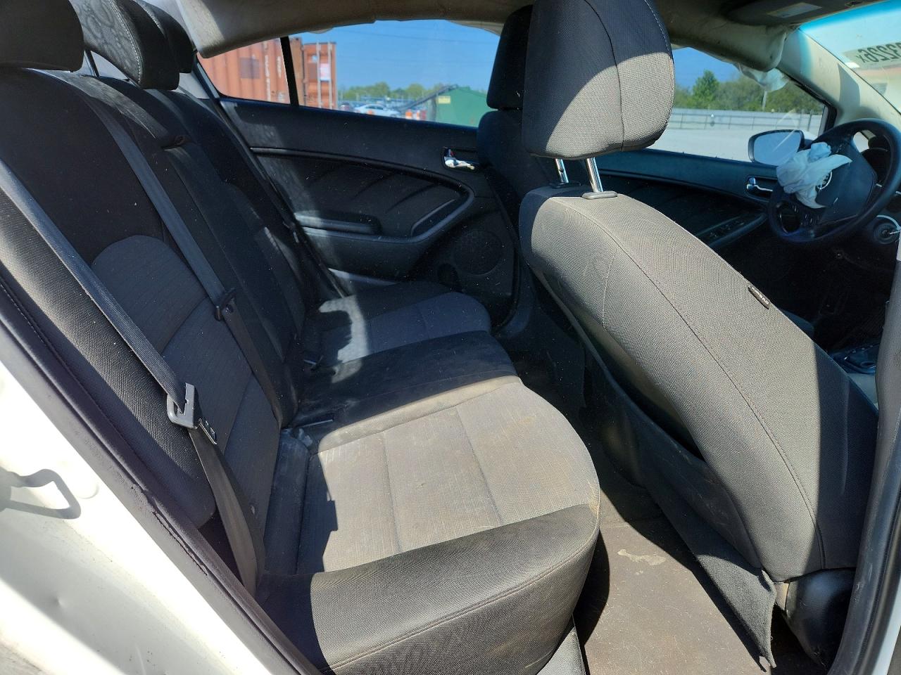2014 Kia Forte Lx White vin: KNAFX4A66E5206978