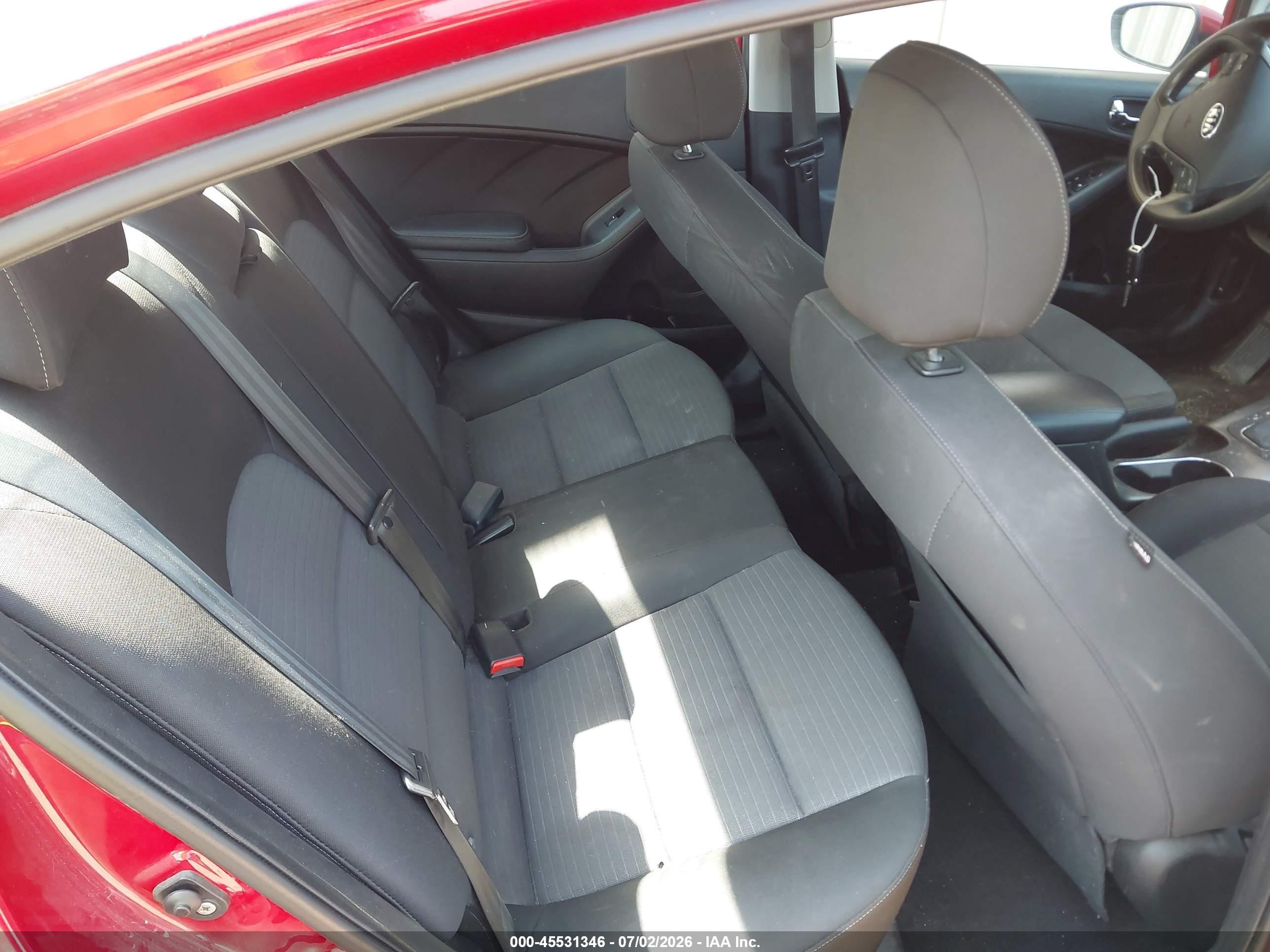 2015 Kia Forte Lx Red vin: KNAFX4A66F5321968
