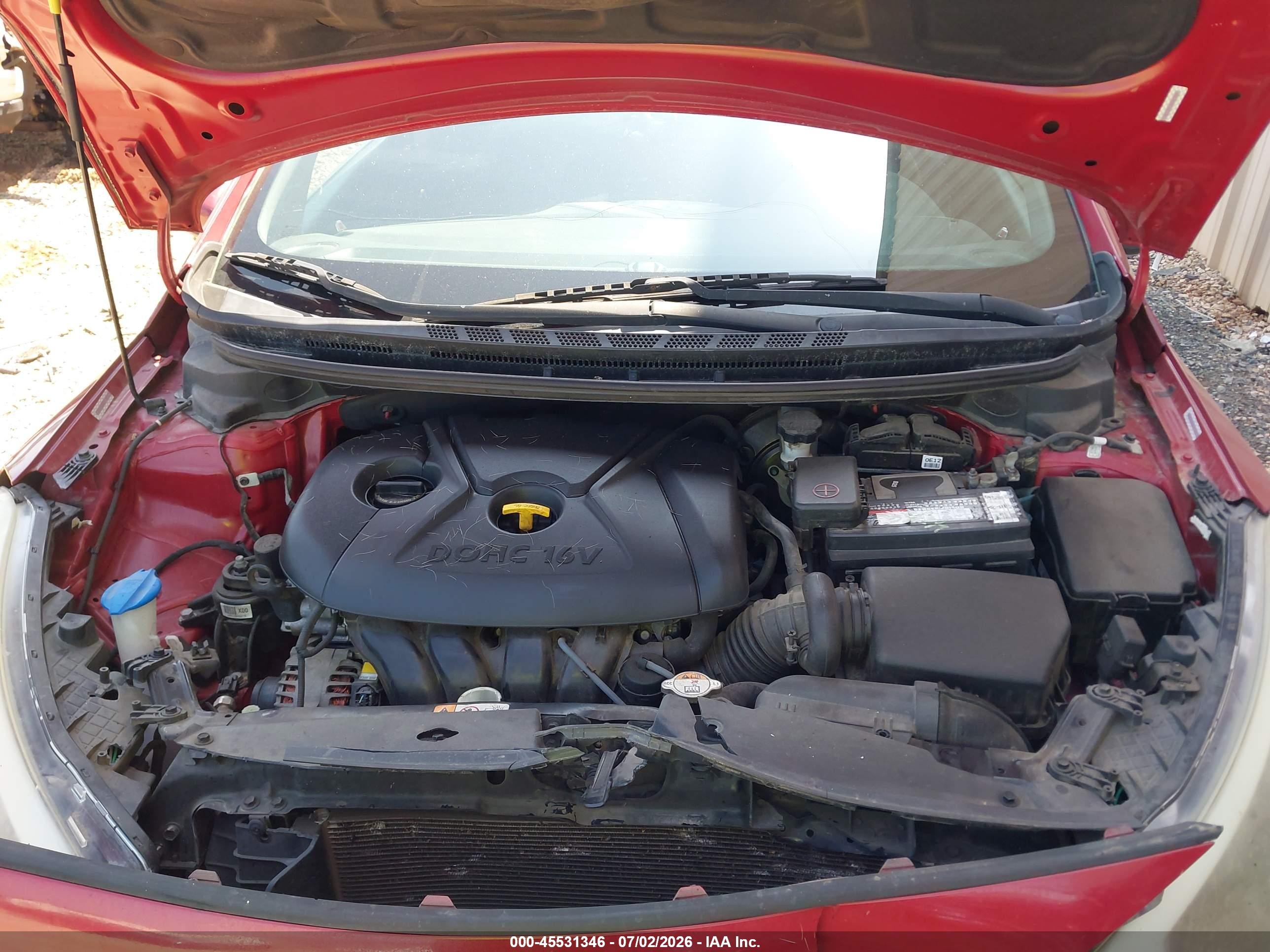 2015 Kia Forte Lx Red vin: KNAFX4A66F5321968